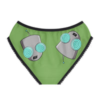 Invader Zim Robot Gir Green Women's Panties