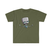 Invader Zim Robot Gir Men's Fitted Short Sleeve Tee