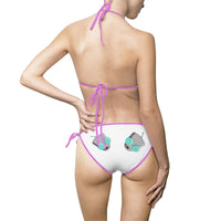 Invader Zim Gir White Women's Bikini Swimsuit