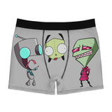 Invader Zim Grey Men's Boxer Briefs