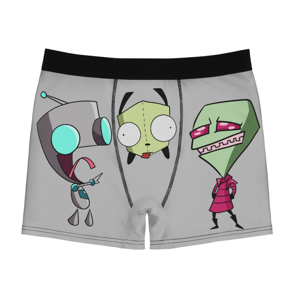 Invader Zim Grey Men's Boxer Briefs