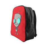 Invader Zim Red Robot Gir School Backpack