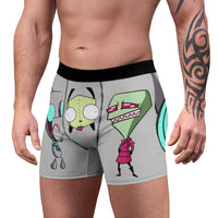 Invader Zim Grey Men's Boxer Briefs