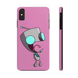 Invader Zim Pink Robot Gir Tongue Case Mate Tough Phone Cases