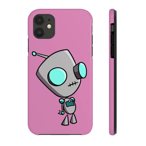 Invader Zim Pink Robot Gir Case Mate Tough Phone Cases