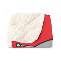 Invader Zim Red Many Gir Sherpa Fleece Blanket