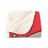 Invader Zim Red Many Gir Sherpa Fleece Blanket