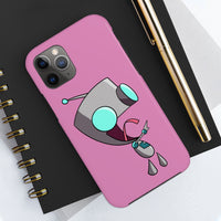 Invader Zim Pink Robot Gir Tongue Case Mate Tough Phone Cases