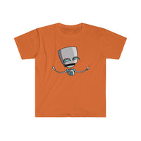 Invader Zim Robot Gir Men's Fitted Short Sleeve Tee