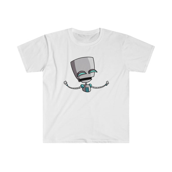 Invader Zim Robot Gir Men's Fitted Short Sleeve Tee