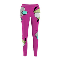 Invader Zim Fuscha Gir Women's Cut & Sew Casual Leggings