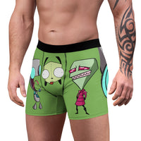 Invader Zim Green Men's Boxer Briefs