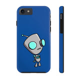 Invader Zim Blue Robot Gir Case Mate Tough Phone Cases