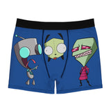 Invader Zim Blue Men's Boxer Briefs