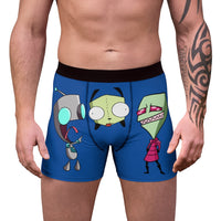 Invader Zim Blue Men's Boxer Briefs