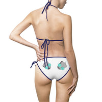 Invader Zim Gir White Women's Bikini Swimsuit