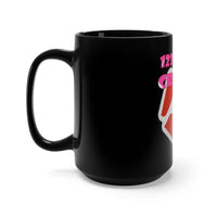 123% crazy lips Black Mug 15oz