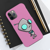 Invader Zim Pink Robot Gir Case Mate Tough Phone Cases