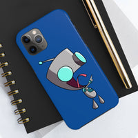 Invader Zim Blue Robot Gir Tongue Case Mate Tough Phone Cases
