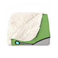 Invader Zim Green Many Gir Sherpa Fleece Blanket