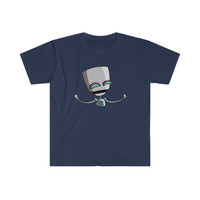 Invader Zim Robot Gir Men's Fitted Short Sleeve Tee