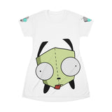 Invader Zim White Gir T-Shirt Dress
